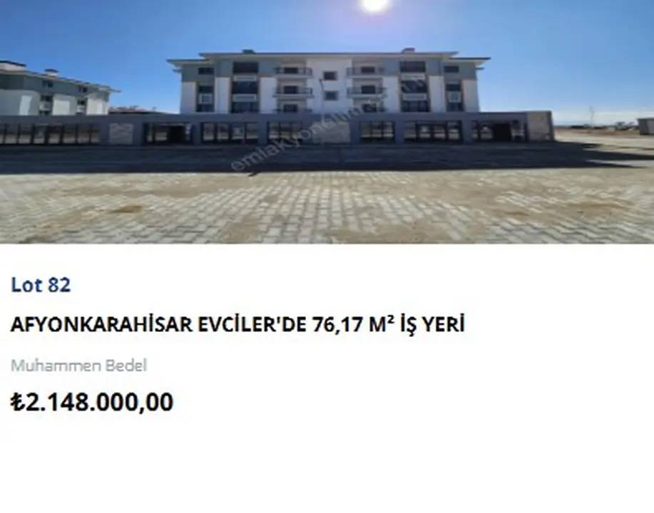 TOKİ 7 İlde 26 İş Yerini Yeniden Satışa Çıkarıyor! Açık Artırmada İkinci Tur Eylülde 1